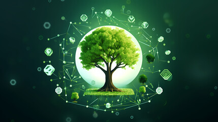 Environmental protection background, world environment day background, protect the environment