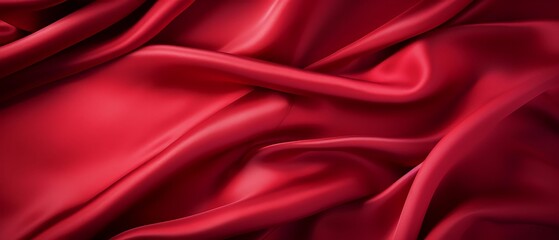 Background of red cloth - obrazy, fototapety, plakaty