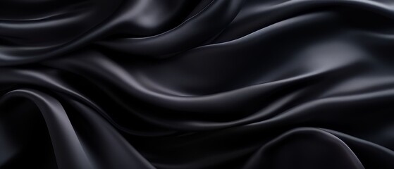 Fototapeta premium Background of black cloth