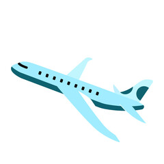 Passenger plane in flight, vector illustration of transportation airplane , simple and unique for business.