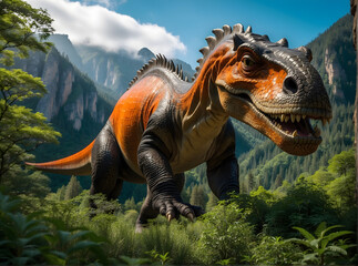 Diplodocus Dinosaur  Jurassic AI