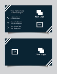 Fototapeta premium Elegant Corporate Business Card Design