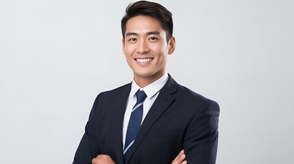 A person in business attire at a desk in a modern office , person, business attire, desk, modern office