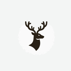 Deer Logo, Simple Deer Vector, Perfect for Your Hunting Logo, Deer Logo