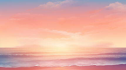 Naklejka na ściany i meble sunset in the sky background wallpaper