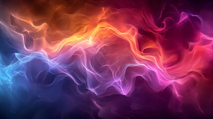 Abstract Background Featuring Multicolored Energy Flow, Unleashing a Dynamic Tapestry of Lively and Energetic Visuals