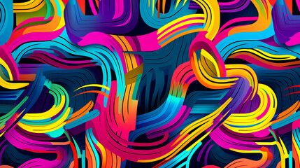Obraz premium Cute graffiti art abstract background poster web page PPT, art background