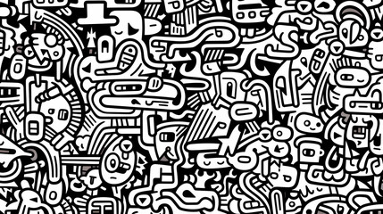 Cute graffiti art abstract background poster web page PPT, art background