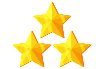 Obraz premium Star Rating Review Comment Sticker