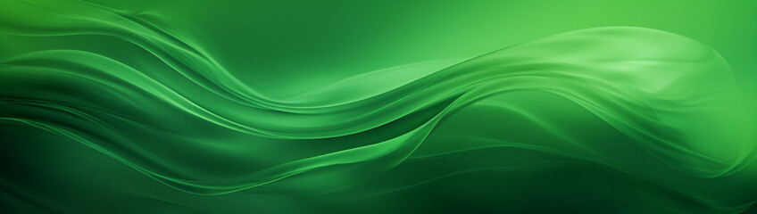 Abstract green waves  background