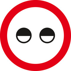  turn your headlights on low, headlight, Traffic Sign , Vector, symbol, transport icon	