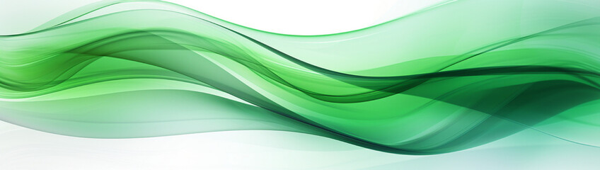 Abstract green waves  background