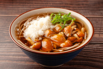 なめこ蕎麦