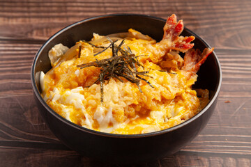 エビの天とじ丼