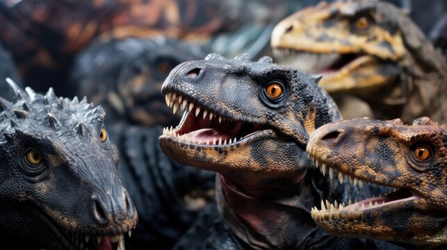 A macro shot of a newly revived and thriving population of an extinct species, exemplifying the groundbreaking success of deextinction in preserving biodiversity and restoring balance to
