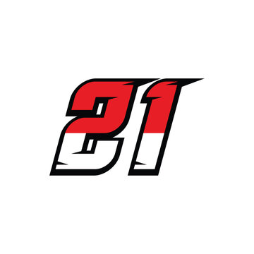 racing number 21