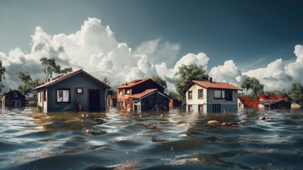 Climate adaptation technologies for resilient communities solid background