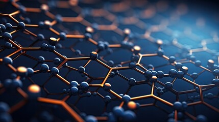 Obraz premium Nanotechnology for advanced material development solid background