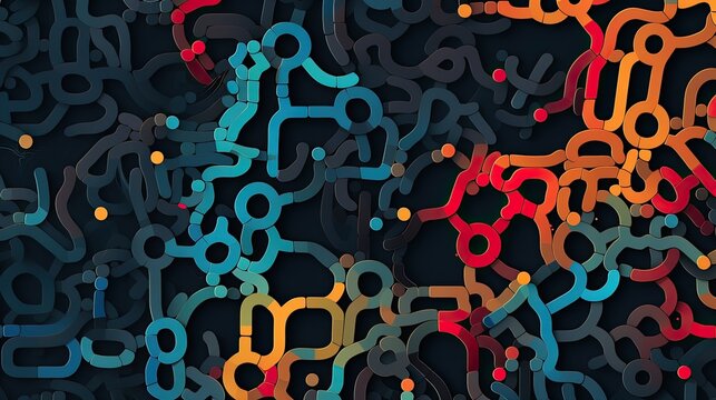 Machine learning algorithms for pattern recognition solid background