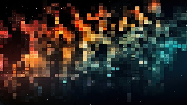 Machine learning algorithms for pattern recognition solid background