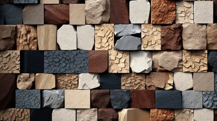 Sustainable building materials for eco friendly construction solid background - obrazy, fototapety, plakaty