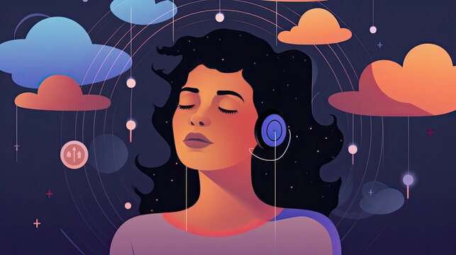 Voice controlled personal self care reminders solid background