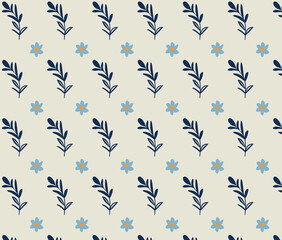 Vector floral flowers pattern design background
