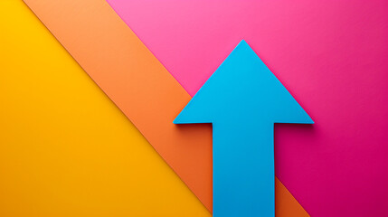 AI art rise, UP, improve　illustration　向上心をイメージしたイラスト