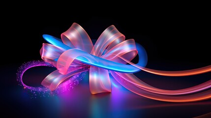 abstract ribbon background