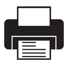 printer icon vector illustration, Printer Icon Vector Design Template, app web signs