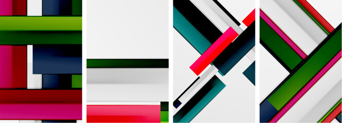 Stripes and lines poster abstract backgrounds. Vector illustration For Wallpaper, Banner, Background, Card, Book Illustration, landing page