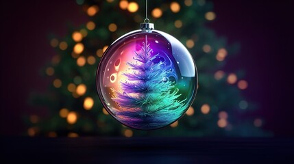 Fototapeta na wymiar abstract Christmas Balls background