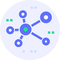 connect network modern icon illustration