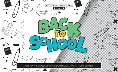 Back To School Text Effect