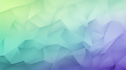 Fototapeta premium Cool spectral geometric emerald and purple gradient background 