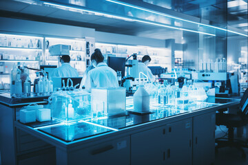Modern Laboratory Research Facility.