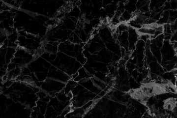 Black grey marble seamless glitter texture background, counter top view of tile stone floor in natural pattern.