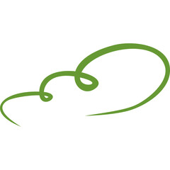 Obraz premium Spiral Doodle Line