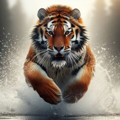 siberian tiger, Panthera tigris altaica, Tigre siberiano, feline, kitten, tigre de Amur, tigre del Caspio o tigre persa,  Amur Tiger, Caspian tiger or Persian tiger.