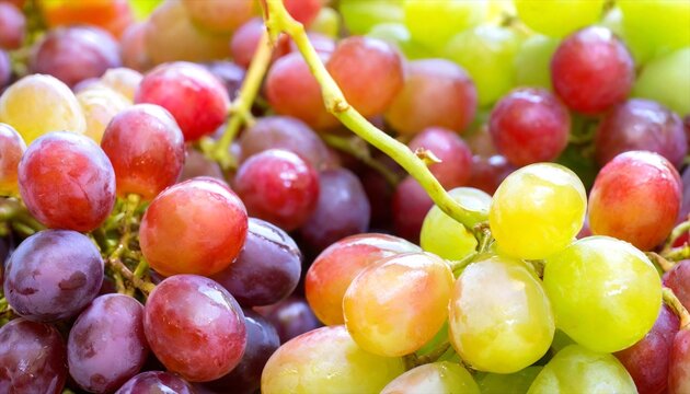 red grapes on a plate