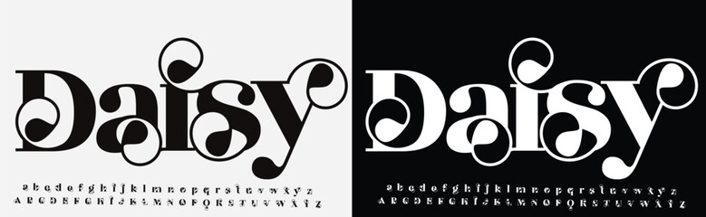 Modern Bold Font. Typography urban style alphabet and number for fashion, sport, technology, digital, movie, logo design, vector illustration - obrazy, fototapety, plakaty