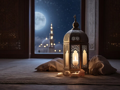 Ramadan kareem and Ramadane mubarak. wishes holy month moubarak and karim for muslim. ramdan karem