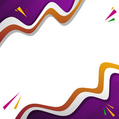 Twibbon interesting purple with transparent background