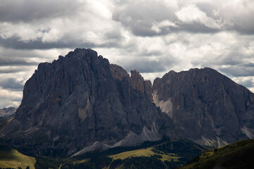 Odle mountain range, Val Gardena, Dolomites, Italy.