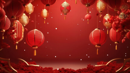 Obraz premium Chinese New Year background.