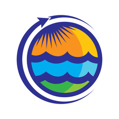 Sunset logo images