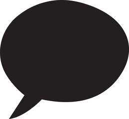 Chat Message Bubble Vector illustration. Communication icon. Talk bubble, dialog. Web icon. Online communication. Conversation, SMS, Notification, Chat in trendy Fill style on transparent background.