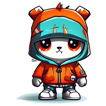 Adorable monster game character image. Cute monster design image transparent.