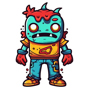 horror monster game character image. scary monster design image