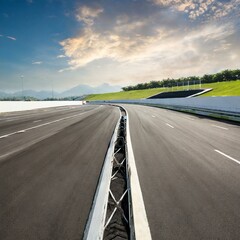 Fototapeta premium driving on highway